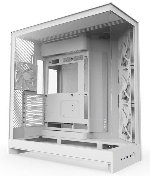 Case|NZXT|ATX/micro ATX/Mini-ITX/EATX|White|Midi Tower|PC|CM-H92FW-01