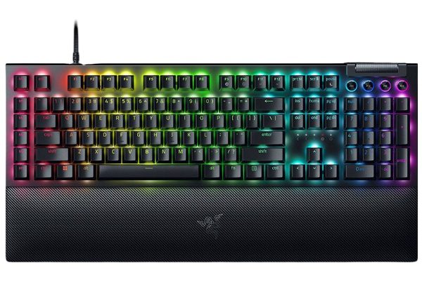 Razer BlackWidow V4 Wired Gaming Keyboard USB, Green Switch Tactile and Clicky, US, Black