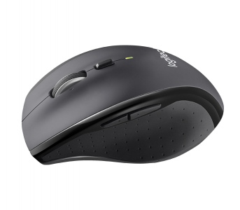 Logitech Marathon M705 bezvadu pele, RF bezvadu, 1000 DPI, melna/pelēka