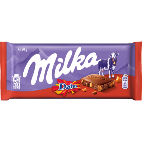 Piena šokolāde Milka Daim 90g