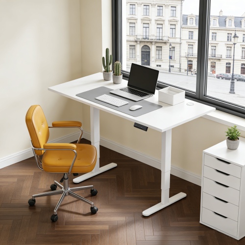 Adjustable Height Table Up Up Bjorn II White, Table top L White