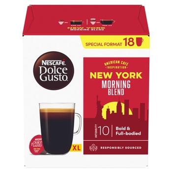Nescafe Dolce Gusto New York Morning Blend Grande Coffee, 18 capsules