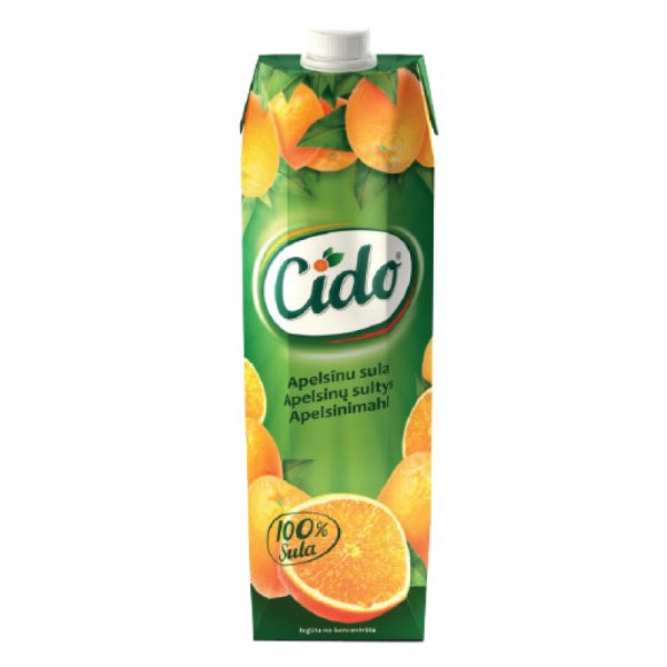 Apelsīnu sula CIDO, 1 L