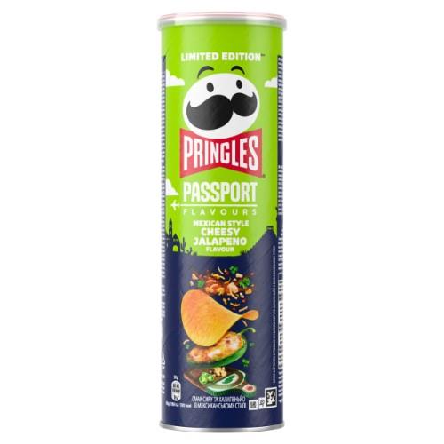 PRINGLES Mexican cheesy jalapeno, 165g