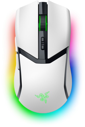 Razer Cobra Pro Wireless Gaming Mouse RF Wireless + Bluetooth + USB-C, 30000 DPI, White
