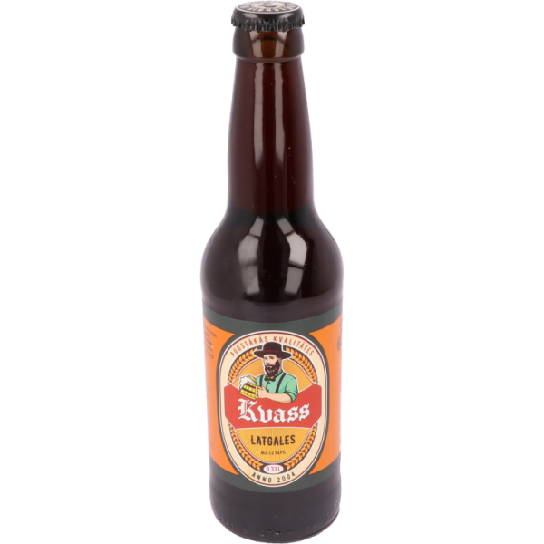 Kvass RĒZEKNIS BRYUVERS Latgales, 1,2%, stiklā, 0.33l (DEP).